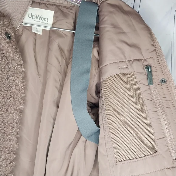 UpWest Women’s Utility Sherpa Bomber  Jacket - Picture 6 of 11